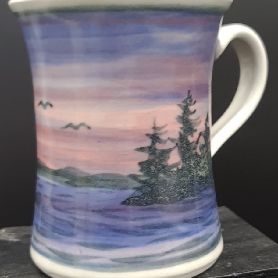 07-B Violet Twilight Mug - MINOR MISFIT, 25 oz. - 10% off – Sublime Pottery